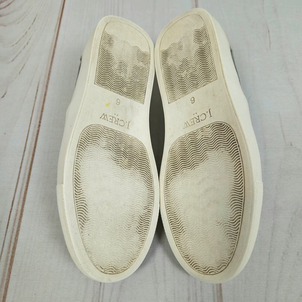 J.Crew Camo Canvas Slip-On Shoe Gray Green 6 - Picture 6 of 11